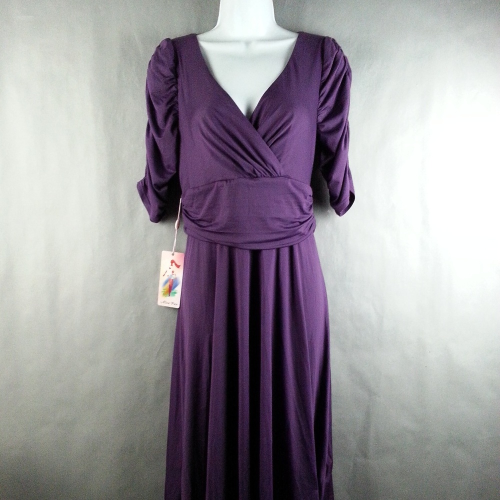 NWT Alisa Pan Dress Size 10 Purple